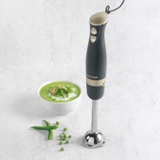 Salter Marino Hand Blender Immersion Blending 2 Speeds Settings Blue Grey 600 W