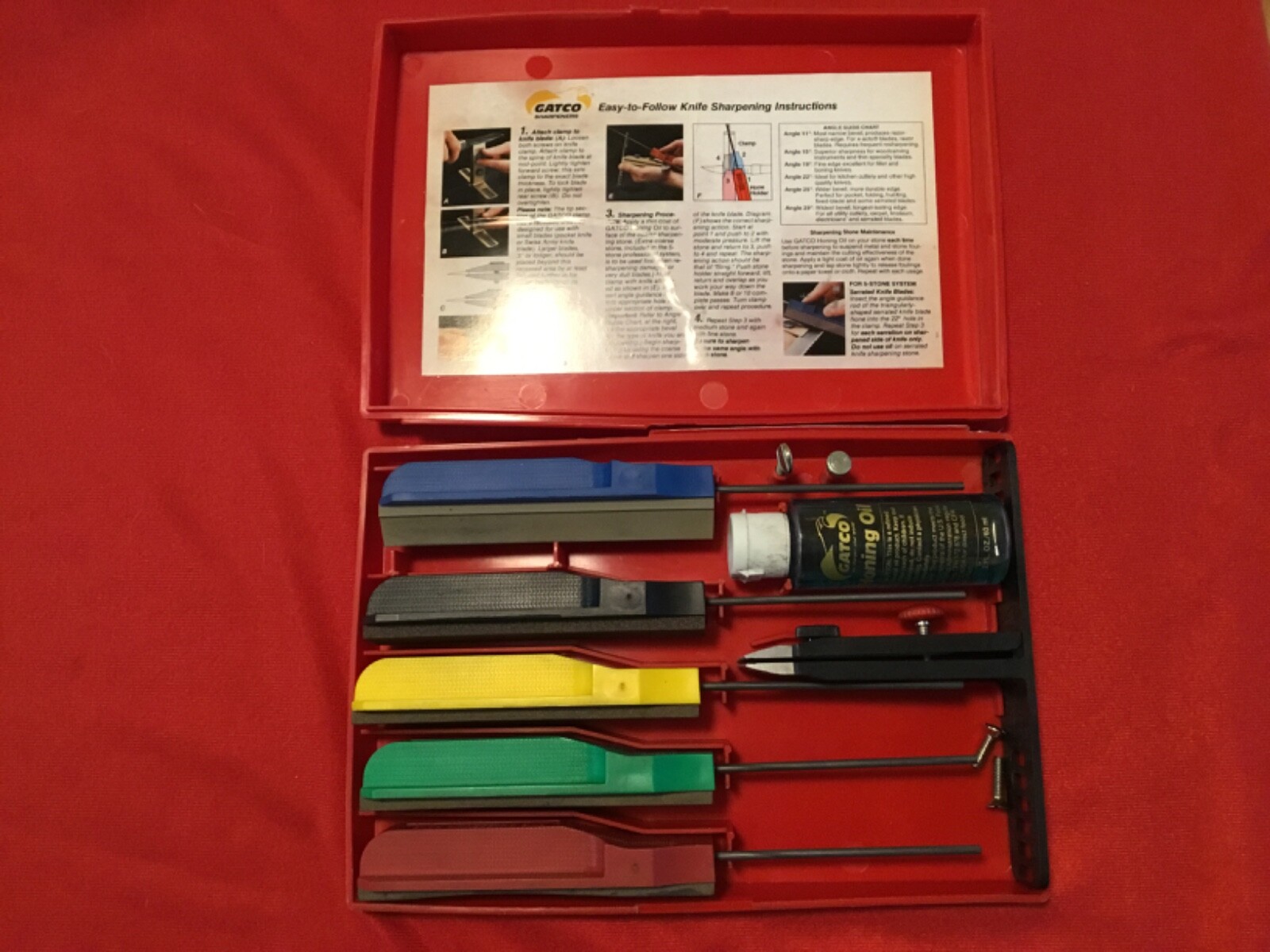 Gatco Knife Sharpening boxed kit. eBay