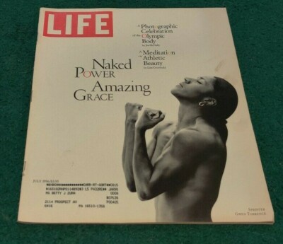 1996 July LIFE MAGAZINE Naked Power Olympic Athletes Carl Lewis Mark Henry