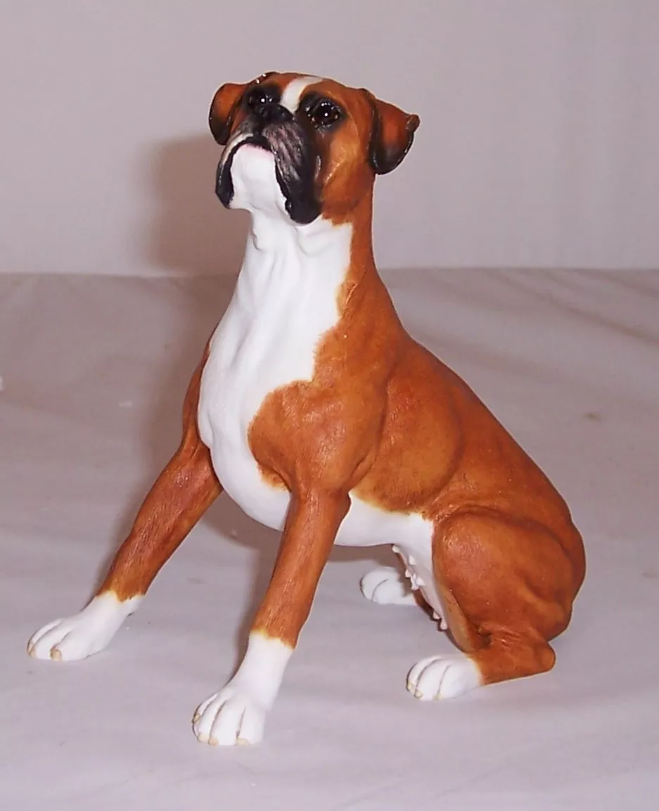 Boxer dog sales figurines collectables