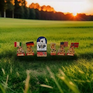 6 Coca Cola World Cup USA 94 Pins VIP GUEST LIMITED EDITION PIN # 2557/3000