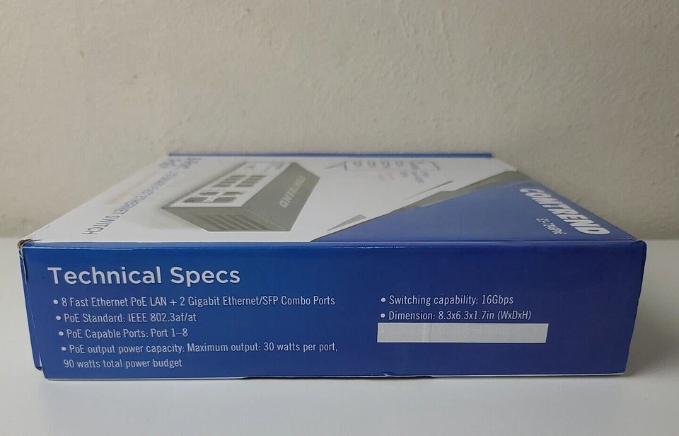 Comtrend 8-PORT PoE+ Lite-Smart Fast Ethernet Switch ES-7246PoE - Image 4 of 4