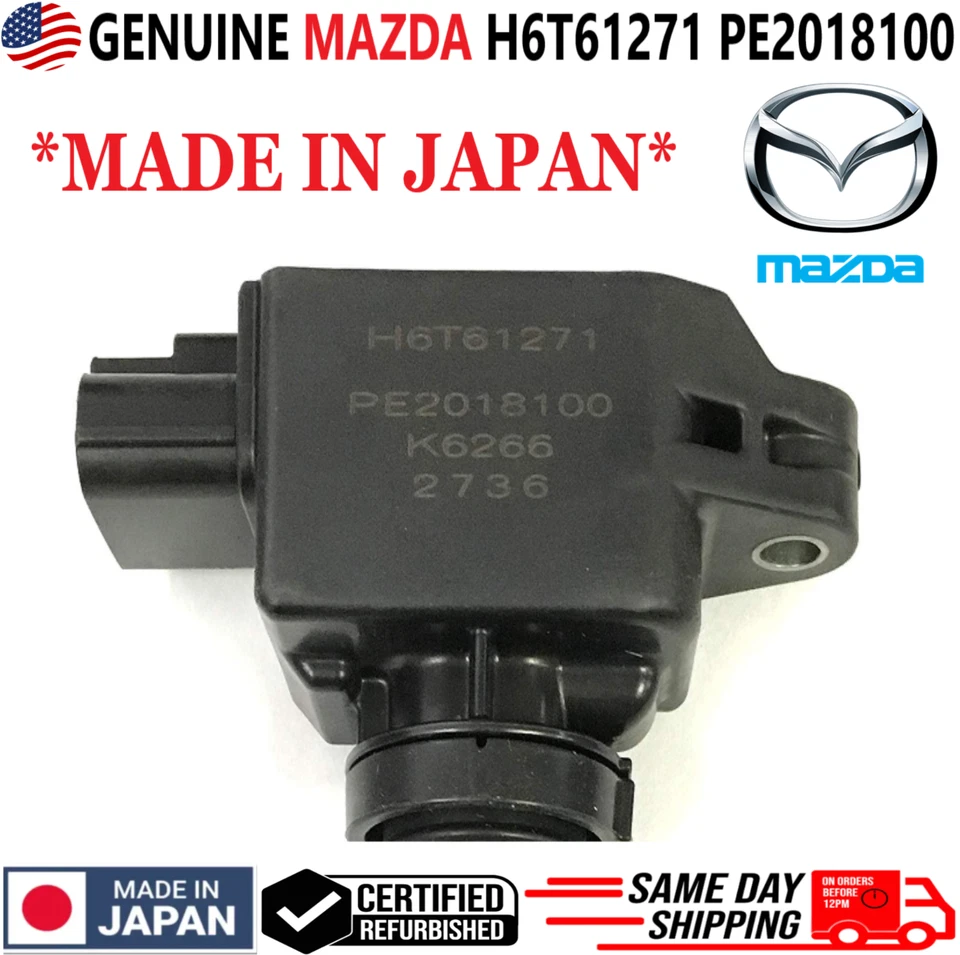 Bobinas de encendido originales MAZDA x4 para Mazda CX-3 CX-5 2013-2016 3 6 I4, H6T61271 Foto 2 de 4