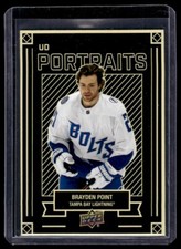 2022-23 Upper Deck Series 1 UD Portraits Brayden Point #P-5 Tampa Bay Lightning