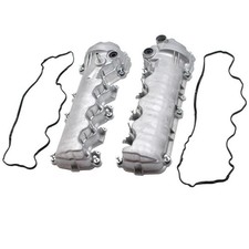 Left & Right Engine Valve Cover For 04-10 Ford F-150 V8 5.4L 9L1Z6582D 9L1Z6582C