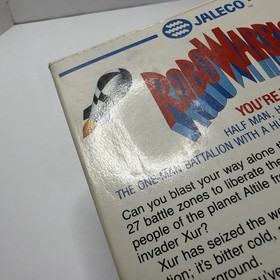 Robo Warrior (Nintendo NES) CIB Complete In Box Tested & Working w/ Manual