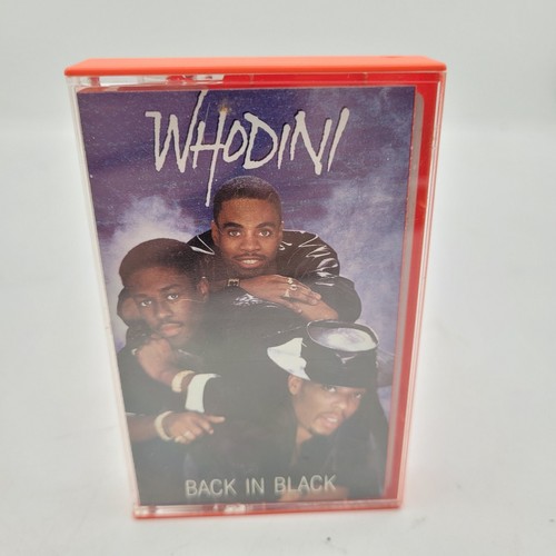 Back In Black by Whodini [RARE OLD SCHOOL] (Cassette, 1986) [Jive] PLAY TESTED - Picture 1 of 3