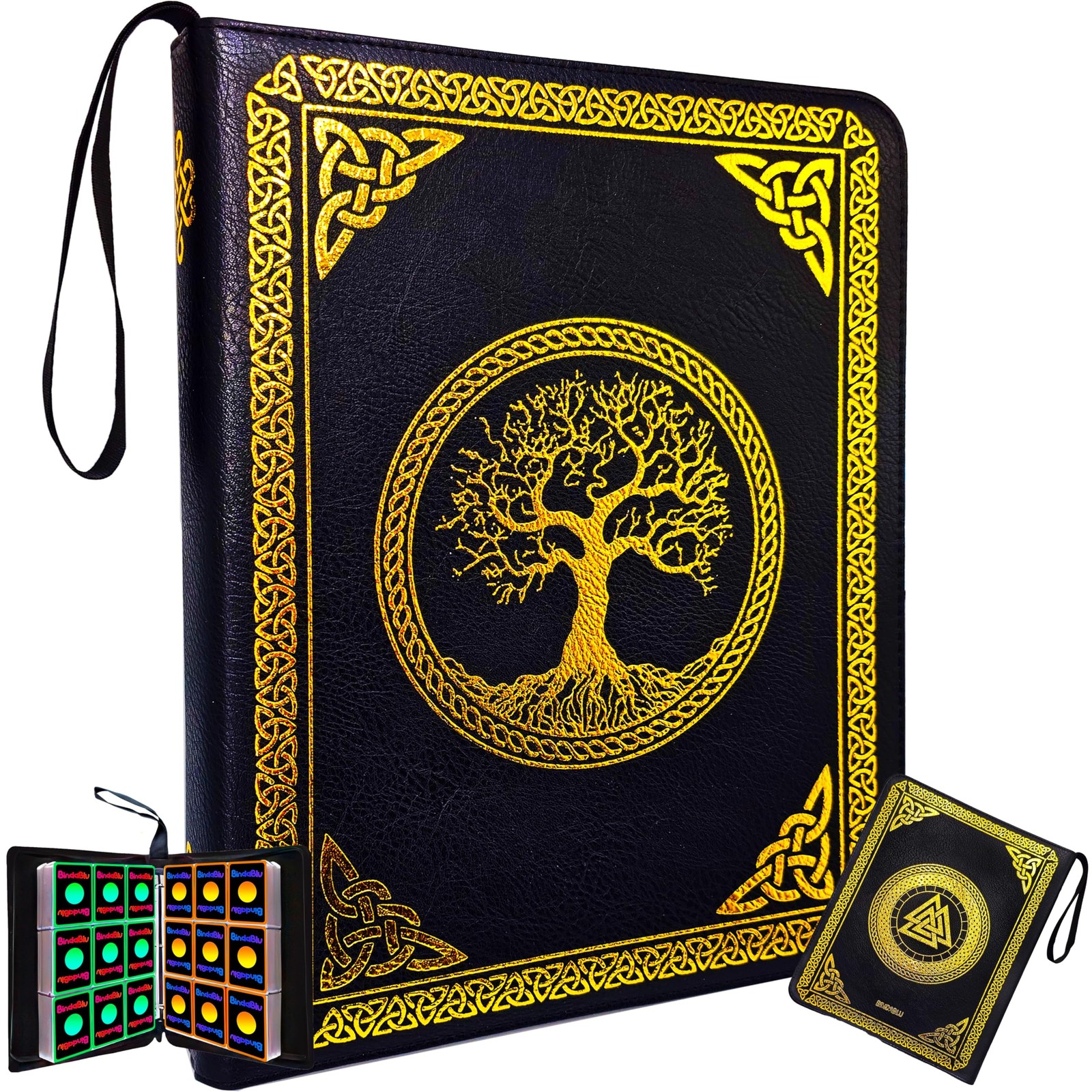 9 Pocket Card Binder - Tcg Binder 900 Cards Collection Albums with 50 Removab...