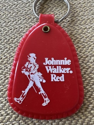 Vintage Keychain Johnny Walker Red Advertising