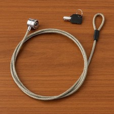 Universal Security Cable Lock with Key Steel Laptop Device Cable 70 in length
