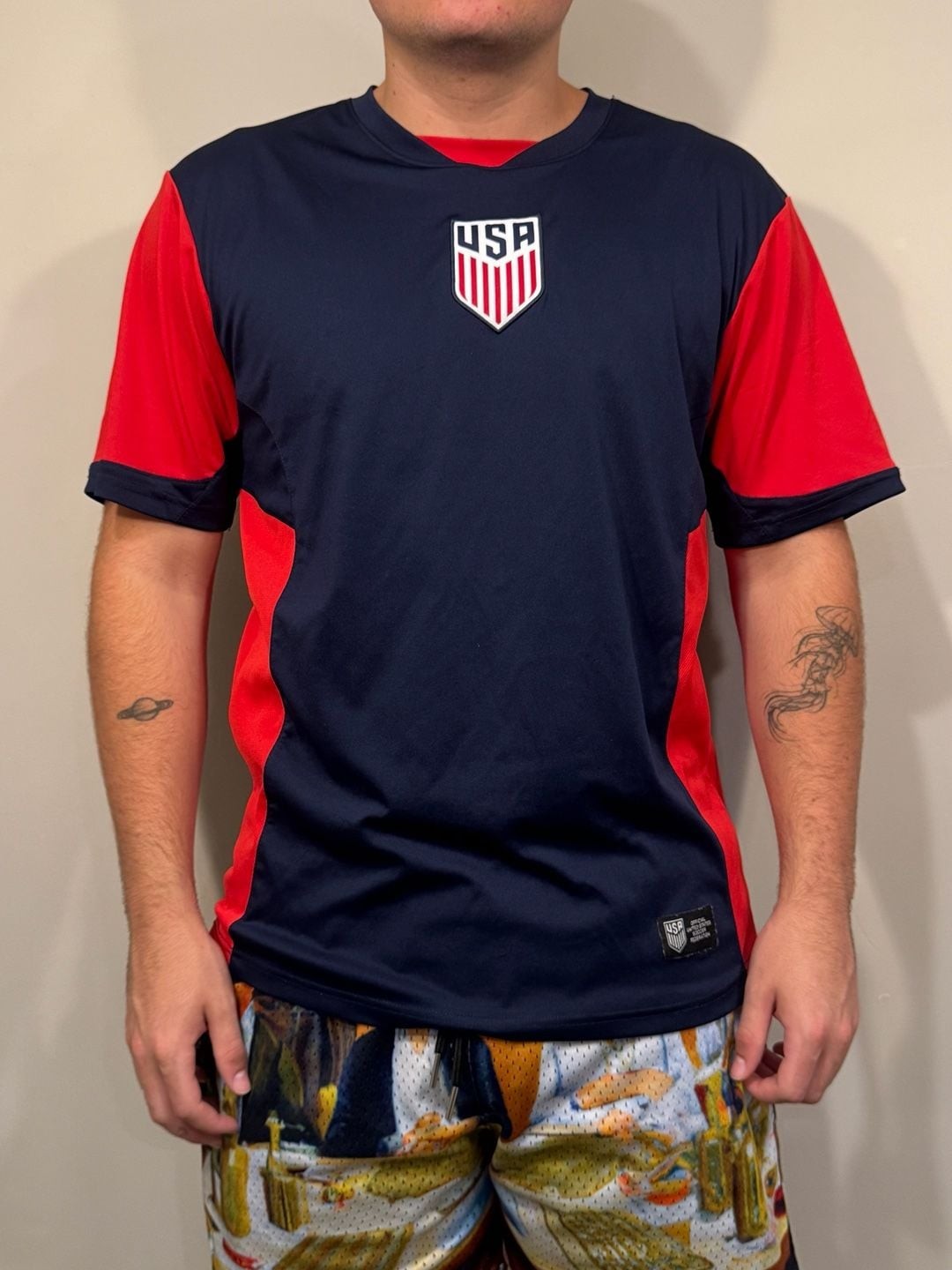 US Soccer USMNT Officially Licensed Game Day Jersey-Inspired T-Shirt