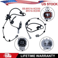 Front Abs Wheel Speed Sensor Wire Harness Set For Toyota Sequoia Tundra Us Stock