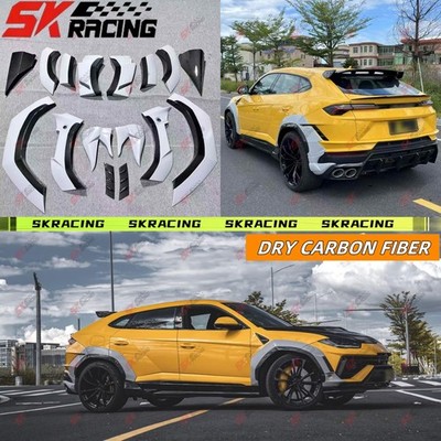 Fits Lamborghini URUS S 23-25 Dry Carbon/Wet Carbon Fiber Flare Wheel Arch Cover