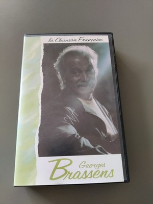 Videokassette VHS - La Chanson Française, Georges Brassens, Videobox 1992