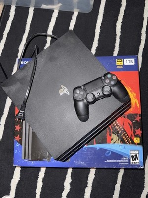 PlayStation 4 PS4 Pro 1TB Console Red Dead Redemption 2 Limited Bundle