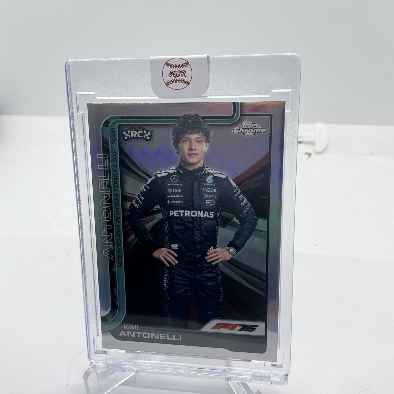 2025 Topps Chrome Formula 1 - F1 Drivers Andrea Kimi Antonelli #8 Refractor (RC)