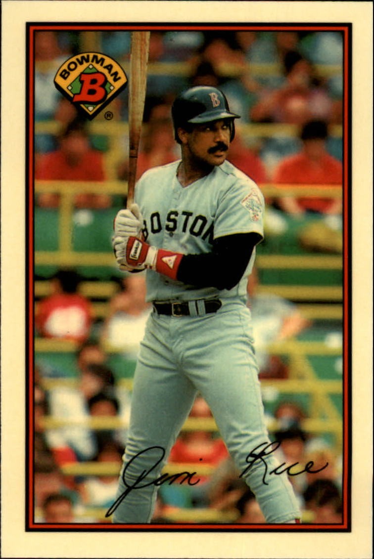 1989 Bowman Tiffany #33 Jim Rice - NM-MT