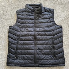 Columbia Vest Mens XXL Black Omni Heat Puffer...