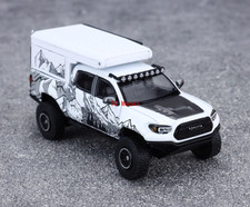 Tg Gcd 164 White Tacoma Camper Pickup Orv Sports Model Diecast Display Car Tg Gcd 164 White Tacoma Camper Pickup Orv Sports Model Diecast Display Car