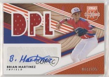 2020 Elite Extra Edition DPL Material Signatures Orange Brian Martinez Auto 4z8