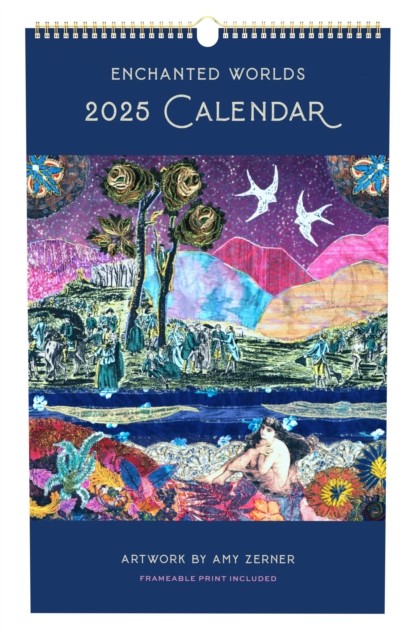 Enchanted Worlds Wall Calendar 2025