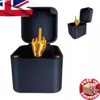 Lustige Mittelfinger Streich Geschenkbox kreativ Büro Schreibtisch Deko Neuheit Gag Geschenk