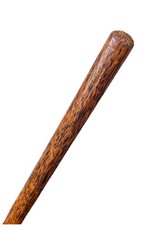 Vintage Antique Wood Horn Tip Fancy Swagger Knob Walking Stick Cane 35 L