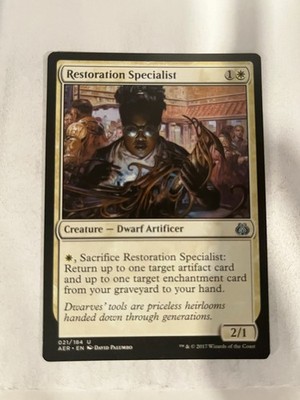 Restoration Specialist - Aether Revolt - Magic the Gathering MTG Nice!