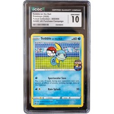 Sobble on the Ball #005/005 Futsal Collection CGC 10 Pokemon Card *AE