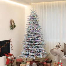 Snow Flocked Artificial Christmas Tree