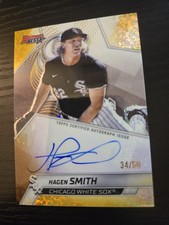 2025 Bowman's Best Hagen Smith AUTO Gold Mini Diamond *34/50*
