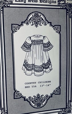 BROWN HOUSE DOLLS Easy Sew Designs BHD 556 Country Children SZ 13-14'' RRG Dolls