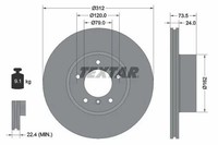 2 X Textar 92176105 Bremsscheiben Ø 312Mm BMW 3Er E90 E91 E92 E93 X1 E84 Vorne