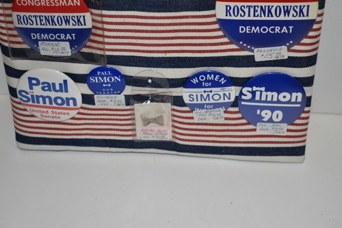 PERCY SIMON ROSTENKOWSKI & MORE POLITICAL VTG PINBACKS BUTTONS LOT of 15(PB#285) - Picture 5 of 5