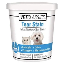 Vet Classics Tear Stain Supplements for Dogs, Cats – Helps to Preve... Fas