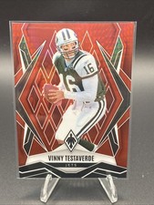 2025 Panini Phoenix Vinny Testaverde #65 Red Winter /399 New York Jets