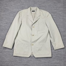 Camel Active Blazer Jacket Mens 46 Beige Cotton Twill Chore Pockets