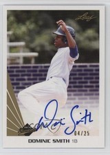 2013 Leaf Memories Auto Gold /25 Dominic Smith #A-DS1 Auto 0u8i