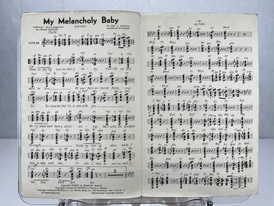 My Melancholy Baby Sheet Music by Norton Burnett Joe Morris Music Guitar