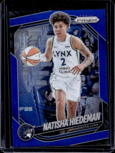 2025 Panini WNBA Prizm Natisha Hiedeman Blue #/199 Lynx