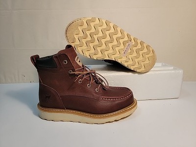 RED WING MENS FACTORY 2ND IRISH SETTER ASHBY 6'' MOC TOE BROWN BOOT 83605 SZ: 7D