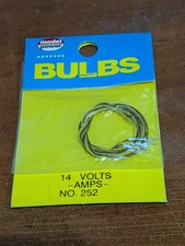 Model Power - HO Scale - #252 - 14V Grain Of Rice Light Bulbs (3) - NOS