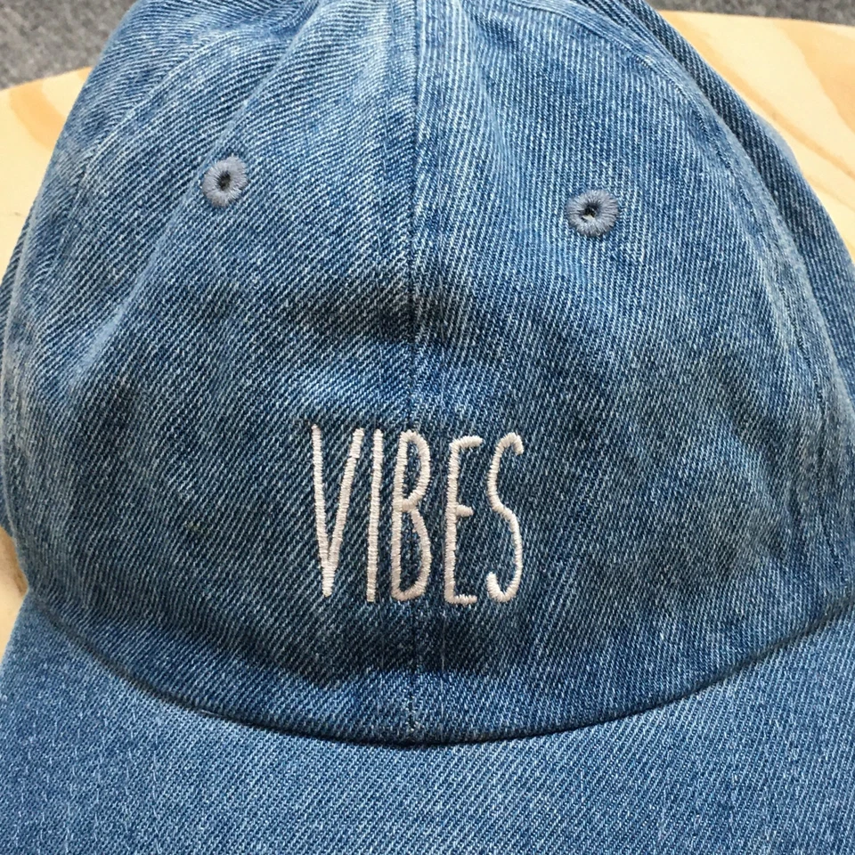 Gorra de béisbol Vibes David & Young unisex azul OS ajustable logotipo bordado Foto 3 de 4