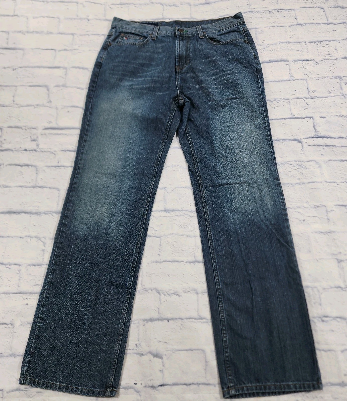 Tommy Hilfiger Jeans MENS 34X34 Straight TOMMY JEAN Blue Denim VINTAGE Y2K 