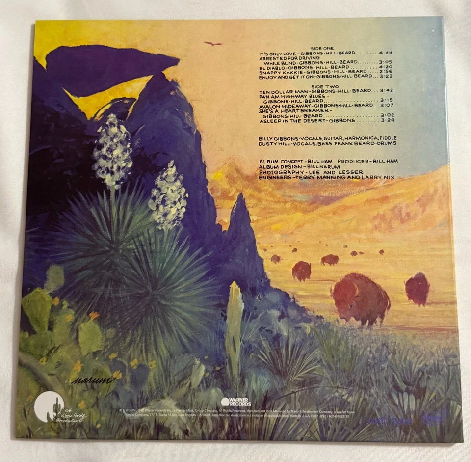 ZZ TOP From The Top: 1971-1976 Limited Edition 180 Gram 5LP High Fidelity - Image 4 of 4