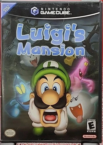 Luigi's Mansion GameCube Excellent Condition Black Label Full Tested & Complete