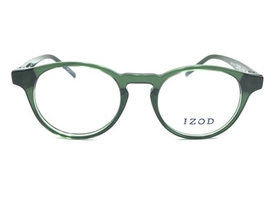 IZOD IZ 2106 Men's Green Pine Round Eyeglasses Frames 47-19 145