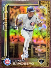 Ryne Sandberg 2025 Topps Gilded Collection /99 Chicago Cubs