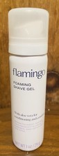 FLAMINGO Foaming Shave Gel with Aloe Vera Mini Travel Size 1 oz NEW