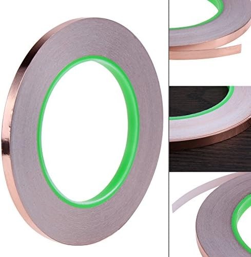 Copper Foil Tape Double-Sided Conductive 1/4 Inch